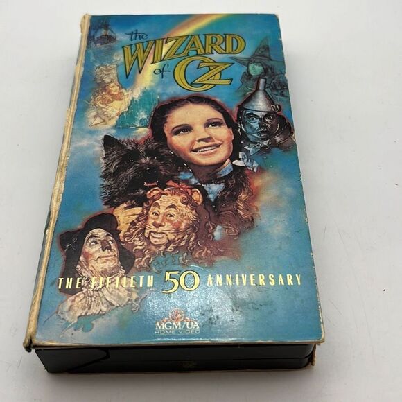 The Wizard of Oz w/ Collectors‎ Book 1989 VHS 50th Anniversary Edition - Picture 1 of 4